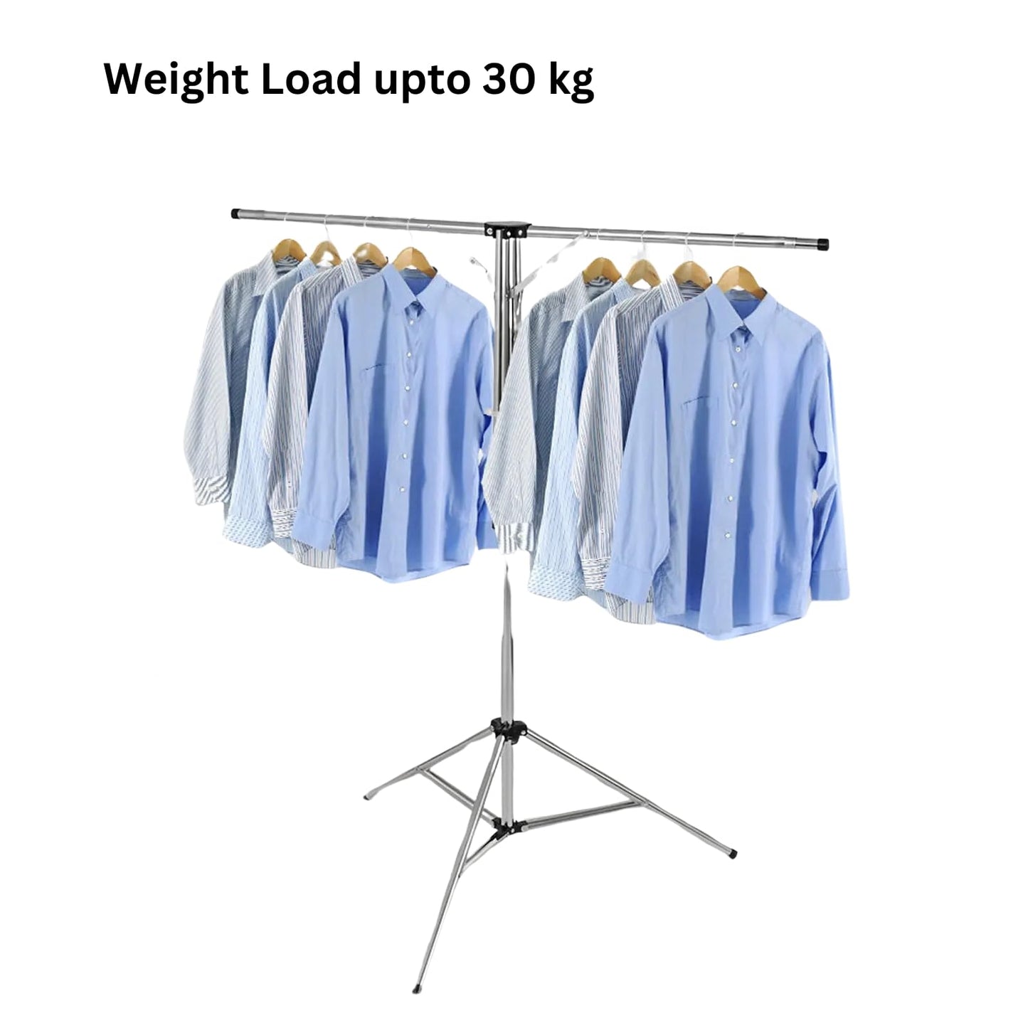 SUPER7 Super Folding Clothes Airer adjustable portable4 ARM Dryer Rack Laundry Rail Hanger Indoor Outdoor Folds Flat for Storage Easy Setup Great for Indoor Outdoor Use