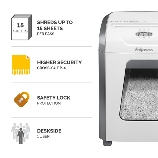 Fellowes Paper Shredder for Home Office Use