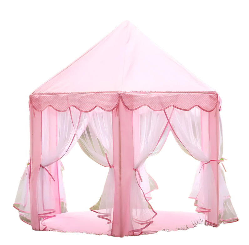 Suprills Kids Play Tent For Children Princess Castle Play House,Indoor & Outdoor Foldable Play Tent with Carry Bag, Easily Portable Tent of Hexagonal Shape, Gift for Girls & Boys,140cm x 135cm