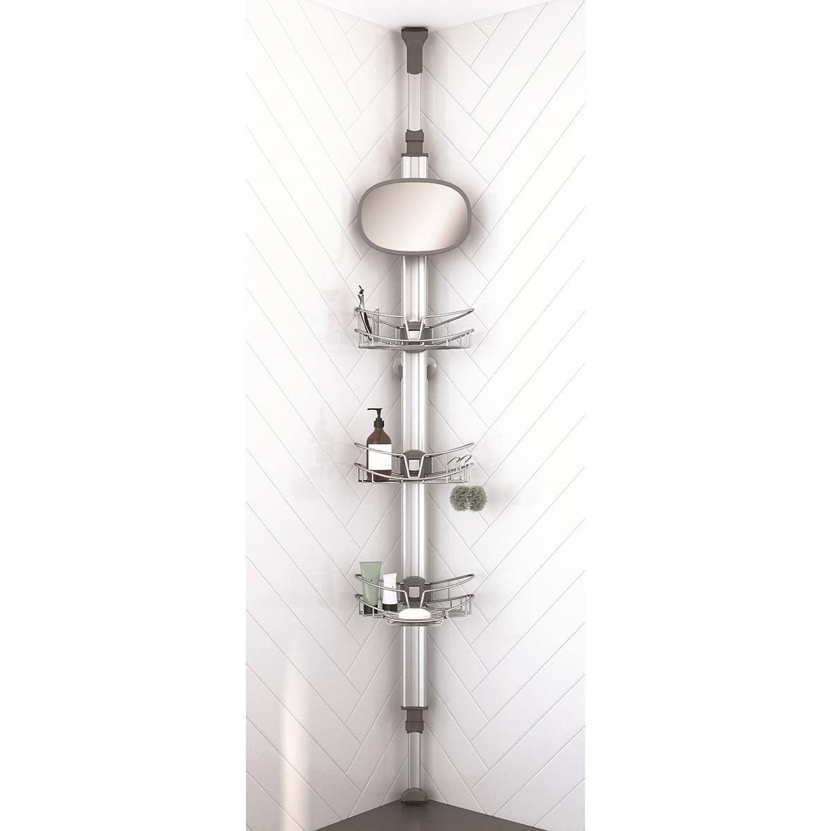 Artika 1600248 Bathroom Accessories›Shower Organiser, Stainless Steel