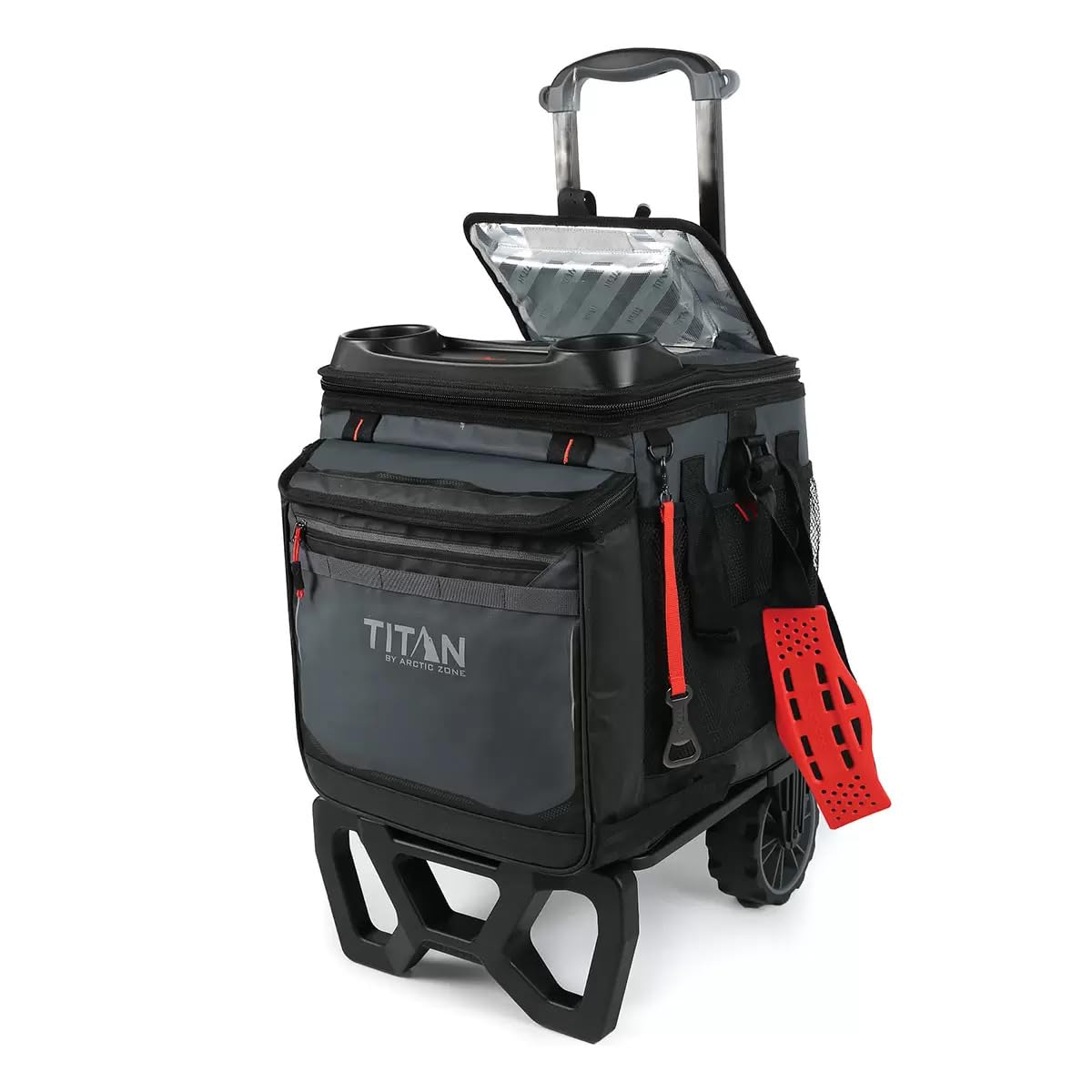 Arctic Zone Titan 22.5 Litre (23.7 US Quart) 60 Can Cooler with All Terrain Cart
