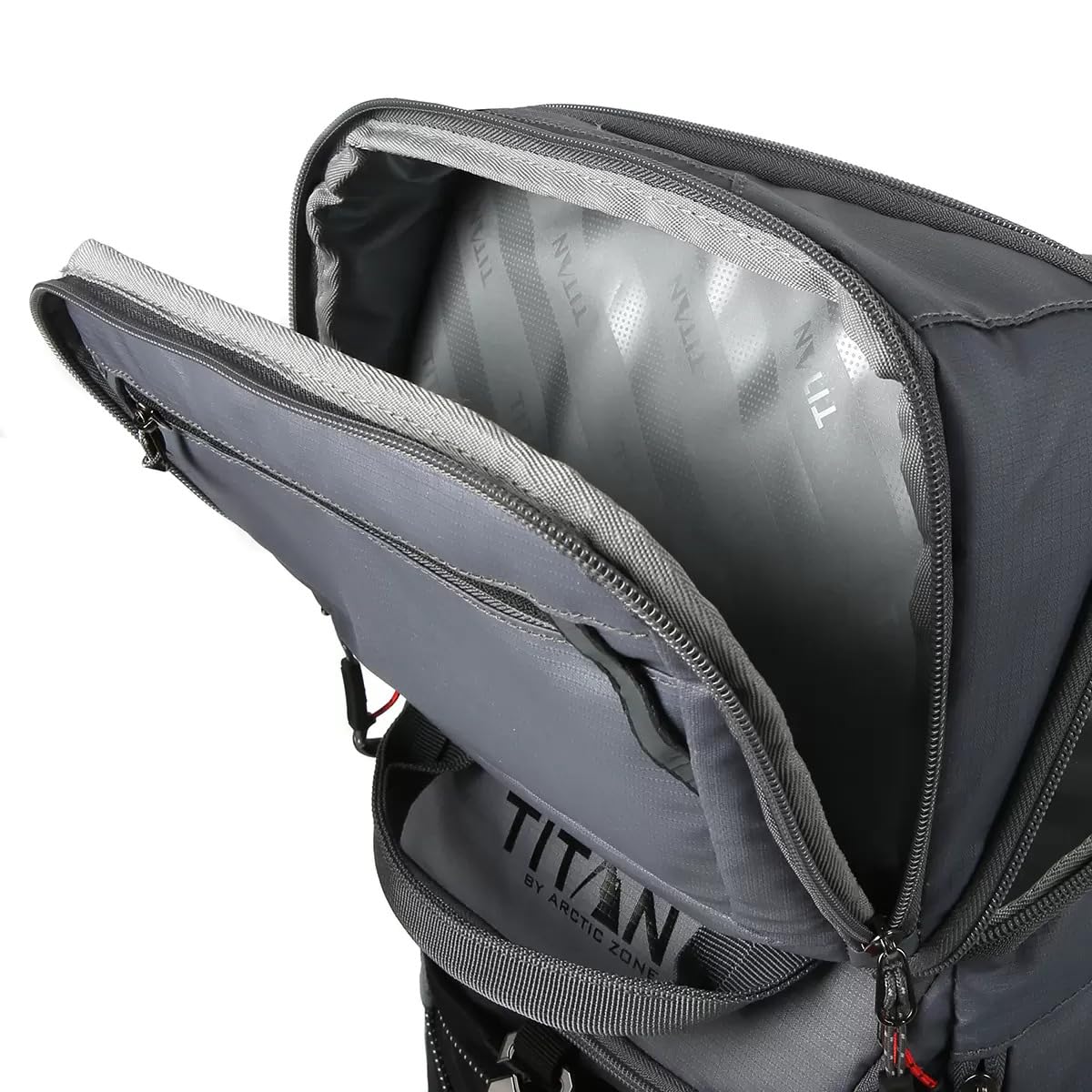 Titan 26 Can Backpack Cooler in Grey