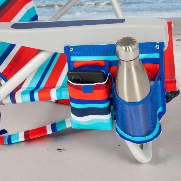Tommy Bahama 2016 Backpack Cooler Chair with Storage Pouch and Towel Bar