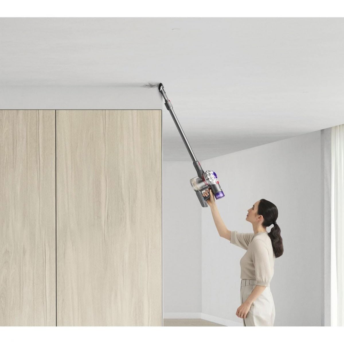 Dyson V8, Battery Vacuum Cleaner, Silver, Nickel