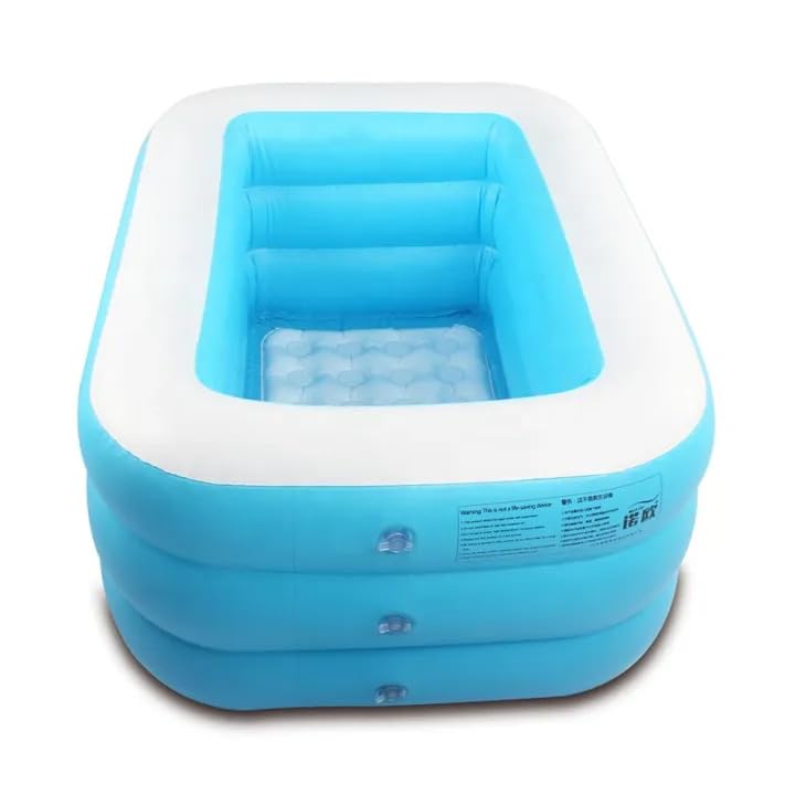Suprills 1.3m Swimming Pool - Durable Paddling Pool for Outdoor Fun, Summer Set Swimming Pool Toys, Water Pool Toys, Inflatable Baby, Kids Pool for Outdoors