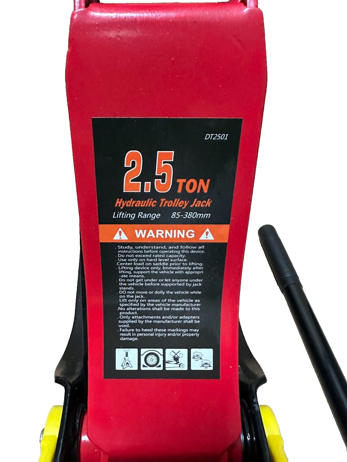 Suprills 2.5 Ton Low Profile Hydraulic Trolley Car Jack — 85mm Heavy Duty Garage Lift