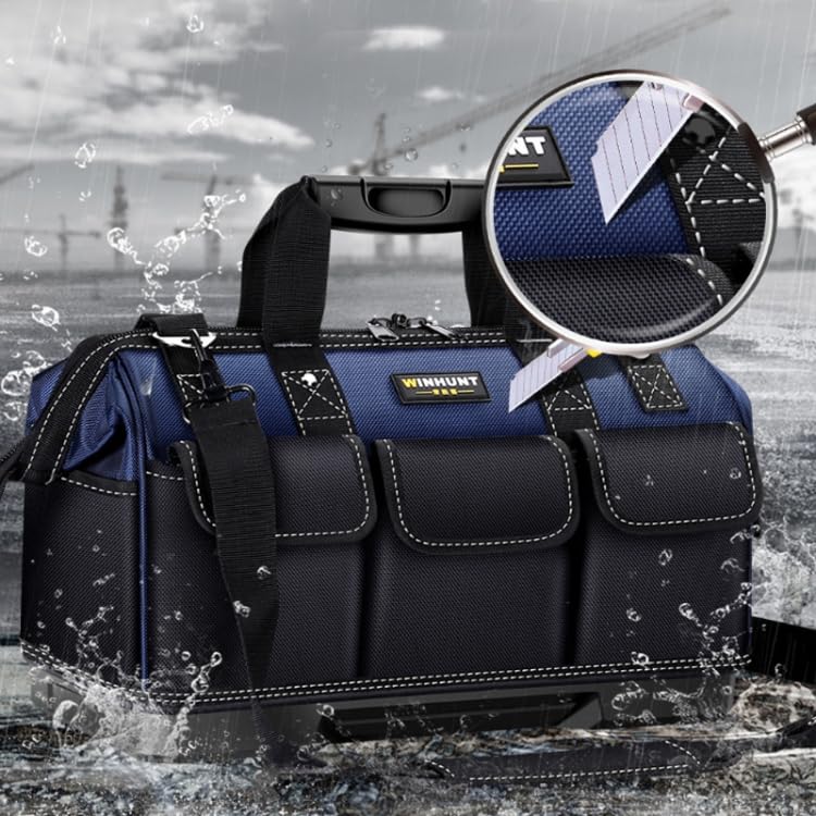 Suprills 20-Inch Heavy Duty Tool Bag Tools Storage Bag Large Tools Storage Bag, Organiser for Tools with Shoulder Strap, Large capacity, waterproof, Wear-resistant
