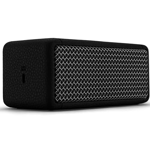 Marshall Emberton II Altoparlanti Bluetooth Portatili Wireless Accoppiabili IP67 Resistente a Polvere e Acqua, 30+ Ore di Riproduzione Ricarica Rapida, Acciaio Nero