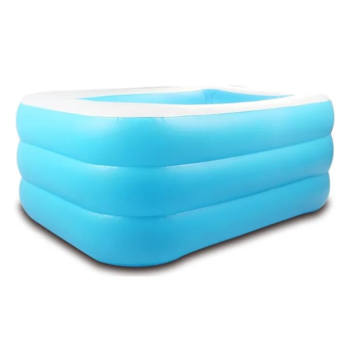 Suprills 1.3m Swimming Pool - Durable Paddling Pool for Outdoor Fun, Summer Set Swimming Pool Toys, Water Pool Toys, Inflatable Baby, Kids Pool for Outdoors