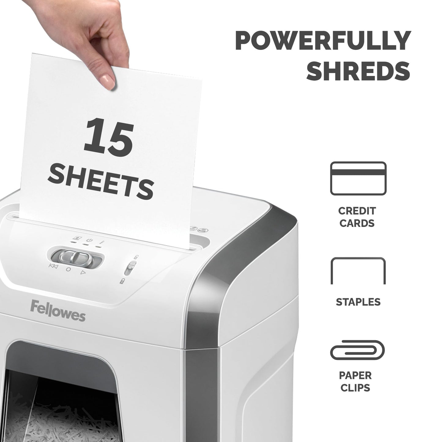 Fellowes Paper Shredder for Home Office Use