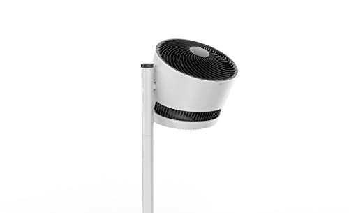 Boneco F230 Pedestal Air Circulator Fan – Silent, Powerful Cooling with Adjustable Height (White)