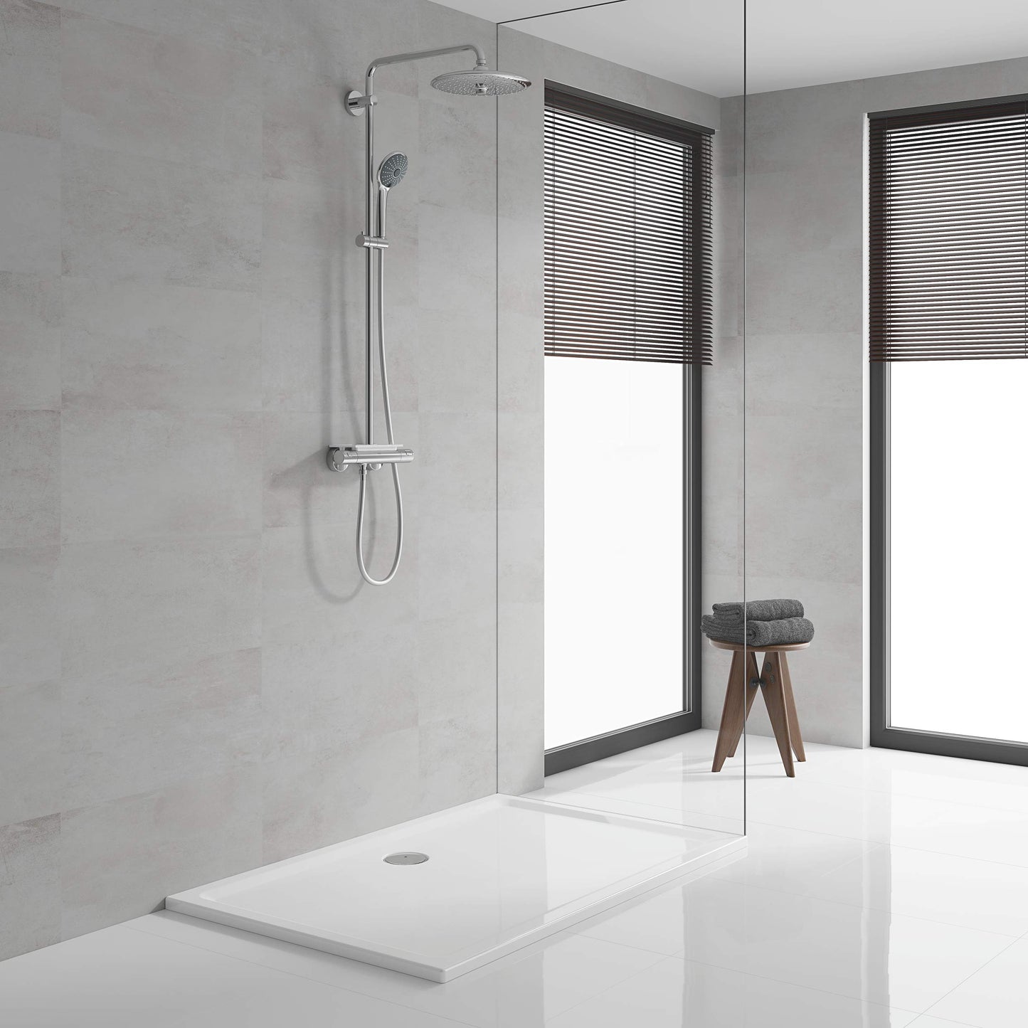 GROHE Vitalio Joy Thermostatic Shower Mixer Tap