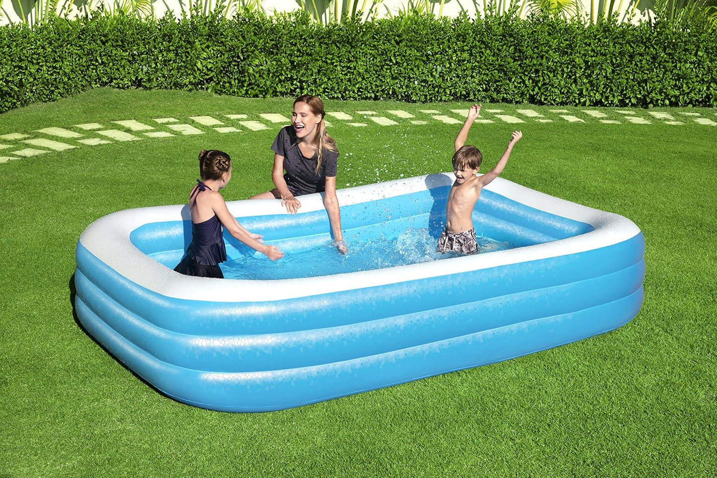 H2OGO! Inflatable Family Pool (10'×6'× 22'')