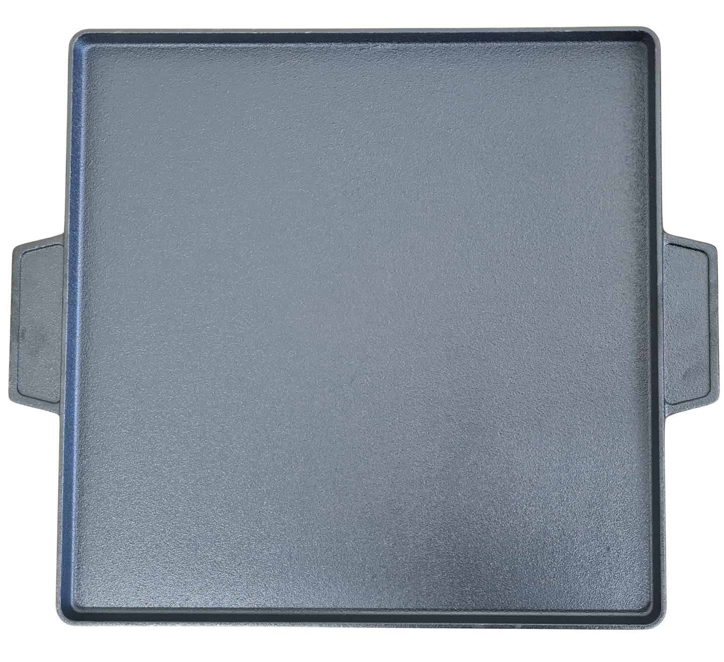 Suprills Cast Iron Double-Sided Reversible Grill Griddle — 37.5 x 37.5 cm, Heavy Duty for BBQ & Stoves