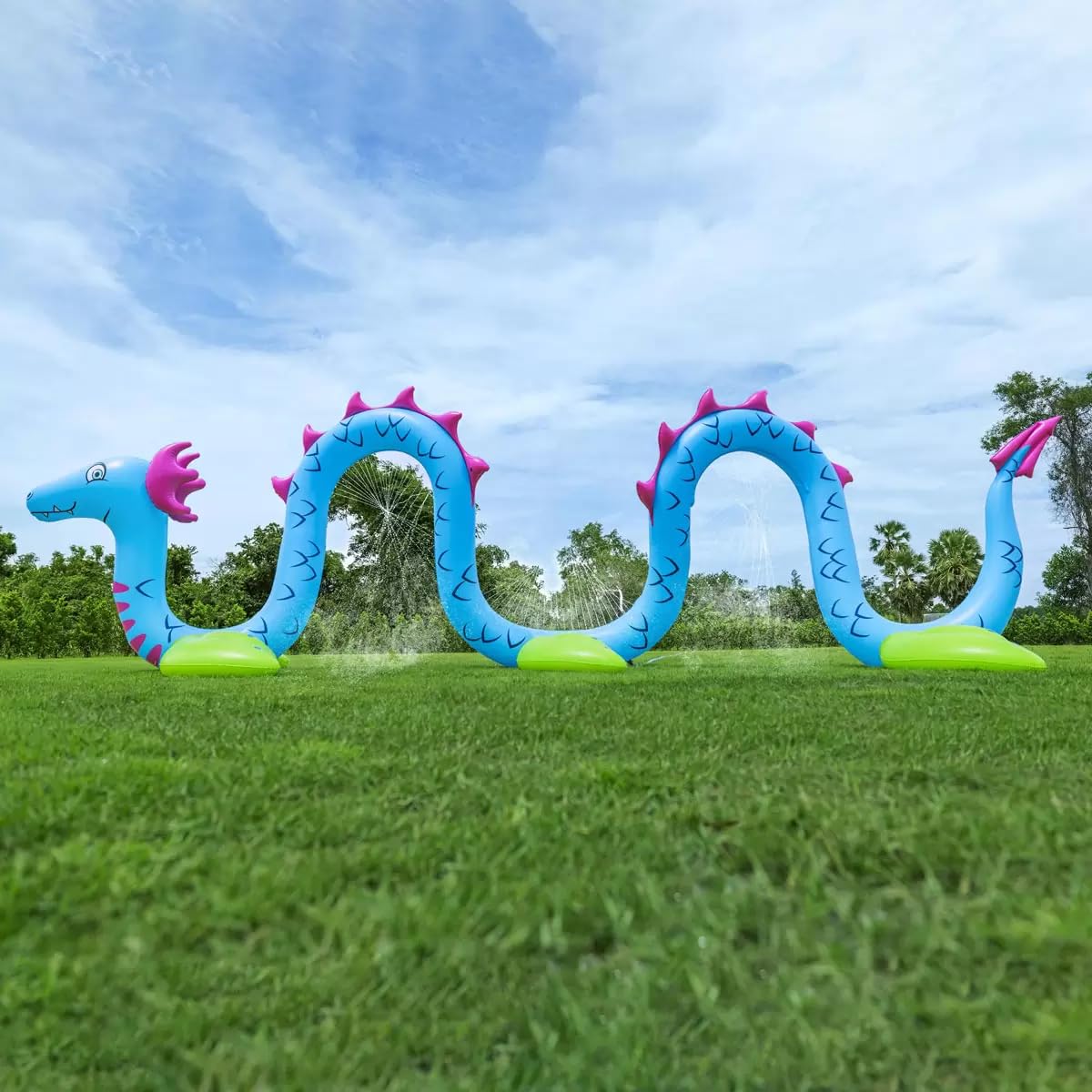 H20GO! 20ft (6.1m) Giant Sea Serpent Kids Inflatable Sprinkler