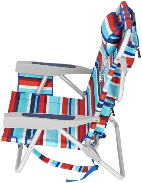 Tommy Bahama 2016 Backpack Cooler Chair with Storage Pouch and Towel Bar