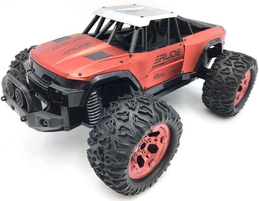 Suprills 1:12 RC Car, Off Road Monster Truck with Die Cast Shell 2.4GHZ - Durable Remote Control Cars, Perfect Outdoor Toys, Exceptional Kids Toys for Fun and Entertainment for The Boys