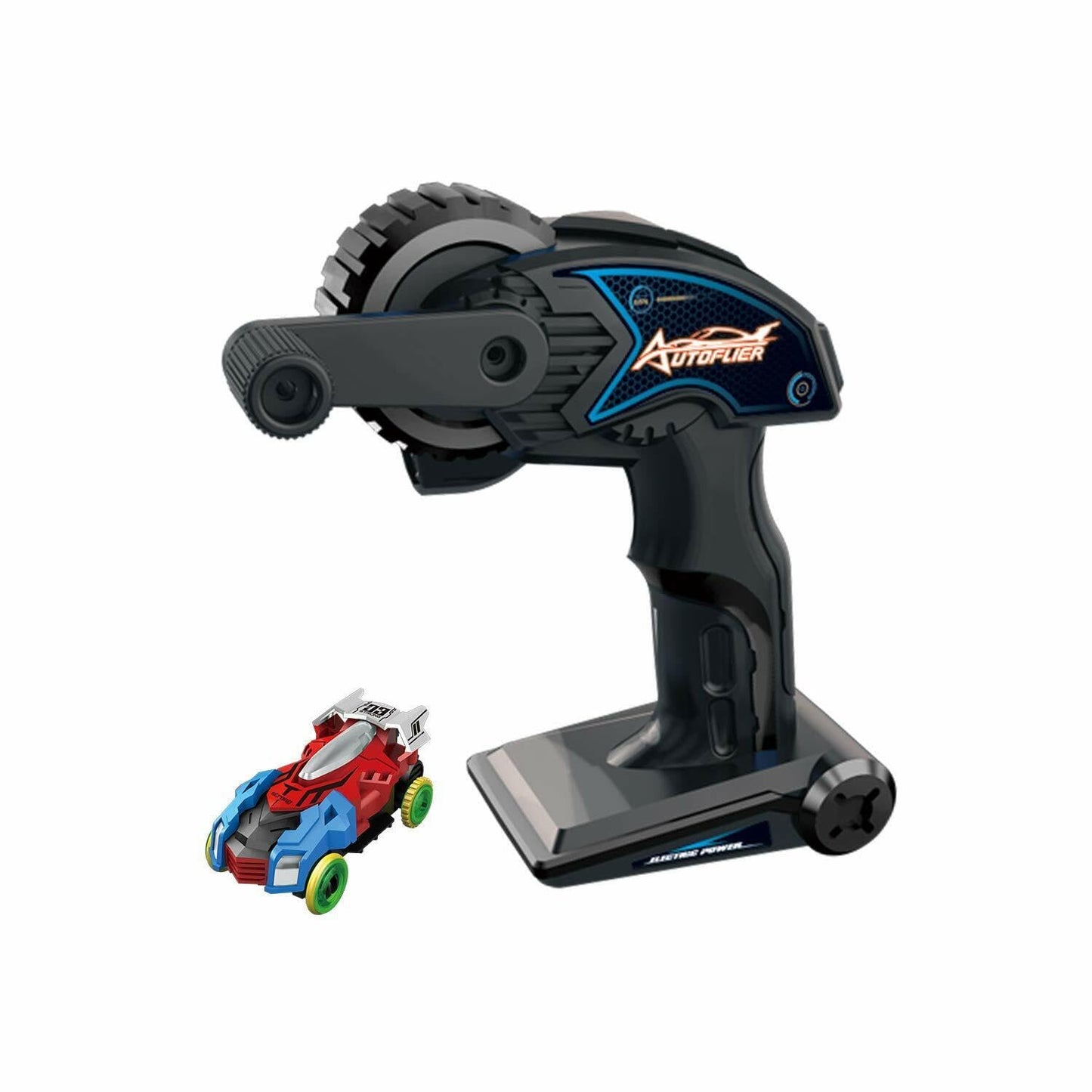 Suprills 3D Competition Single Track Infrared Remote Control Car 440cm track Length - The Boys Exciting Boys Toys with Crank, 29 Tracks, 1 Car and 1 Remote Control