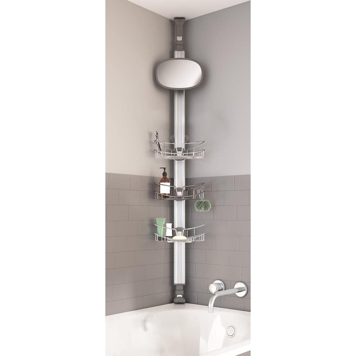 Artika 1600248 Bathroom Accessories›Shower Organiser, Stainless Steel