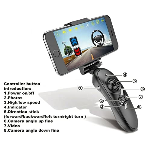 Suprills RC 1:16 High-Speed Remote Control Truck with WiFi Camera — Gray