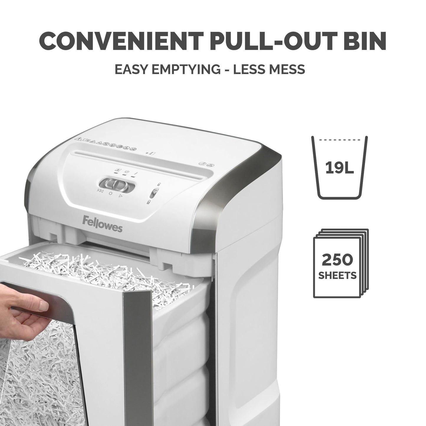 Fellowes Paper Shredder for Home Office Use
