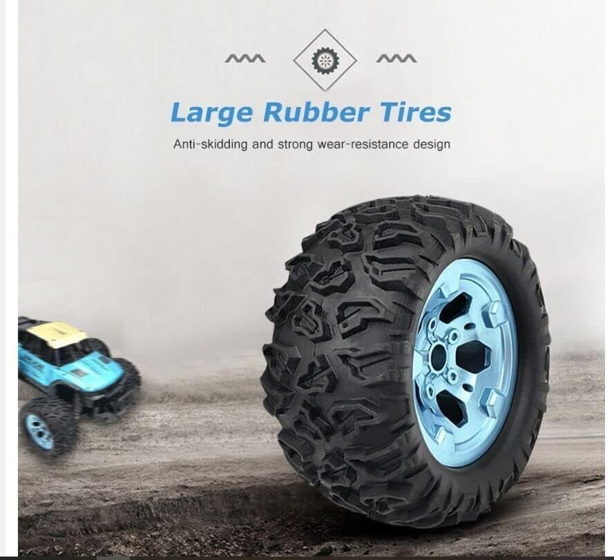 Suprills 1:12 Drift RC Car, 4WD Off Road Monster Truck with Metal Shell - Durable Monster Truck Toys for Kids and Adults
