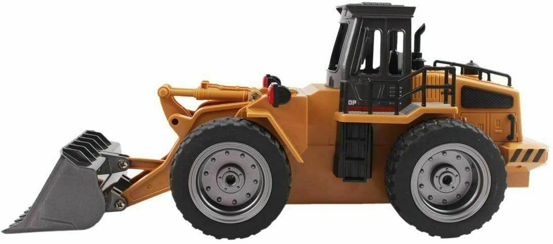 SuperToys 2.4G 1:18 6 Channel Electronic Bulldozer - Boys Toys, Kids Toys, RC Car - Remote Control Truck, Precision Control Bulldozer: Interactive Play & Authentic Construction Fun RC Toy