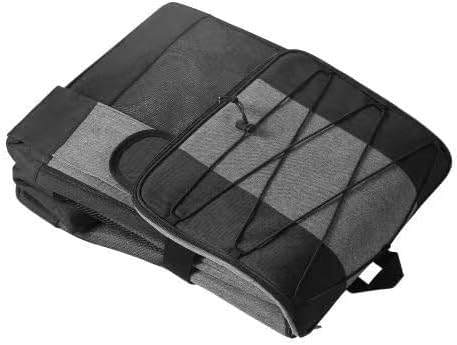 Suprills 32Litre Rolling Cooler, Grey and Black Lunch Bag & Lunch Box with all Terrain Cart, Foldable Travel Bag for Camping, Picnic, water, Outdoor Parties