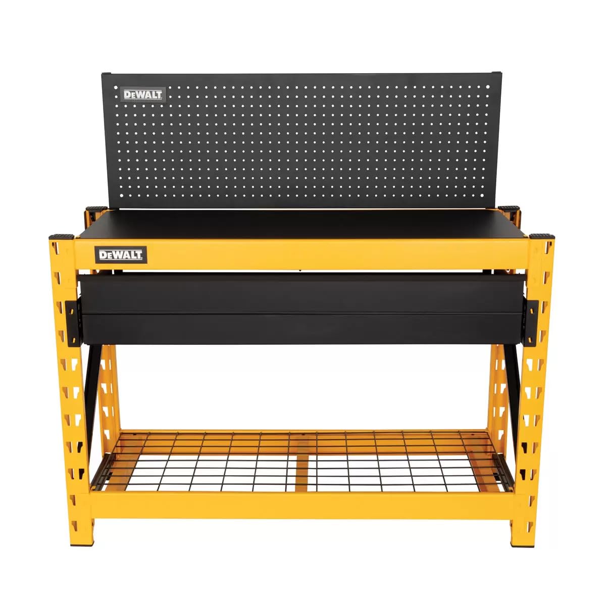 Dewalt Work Station with 2 Shelf Industrial Storage Rack