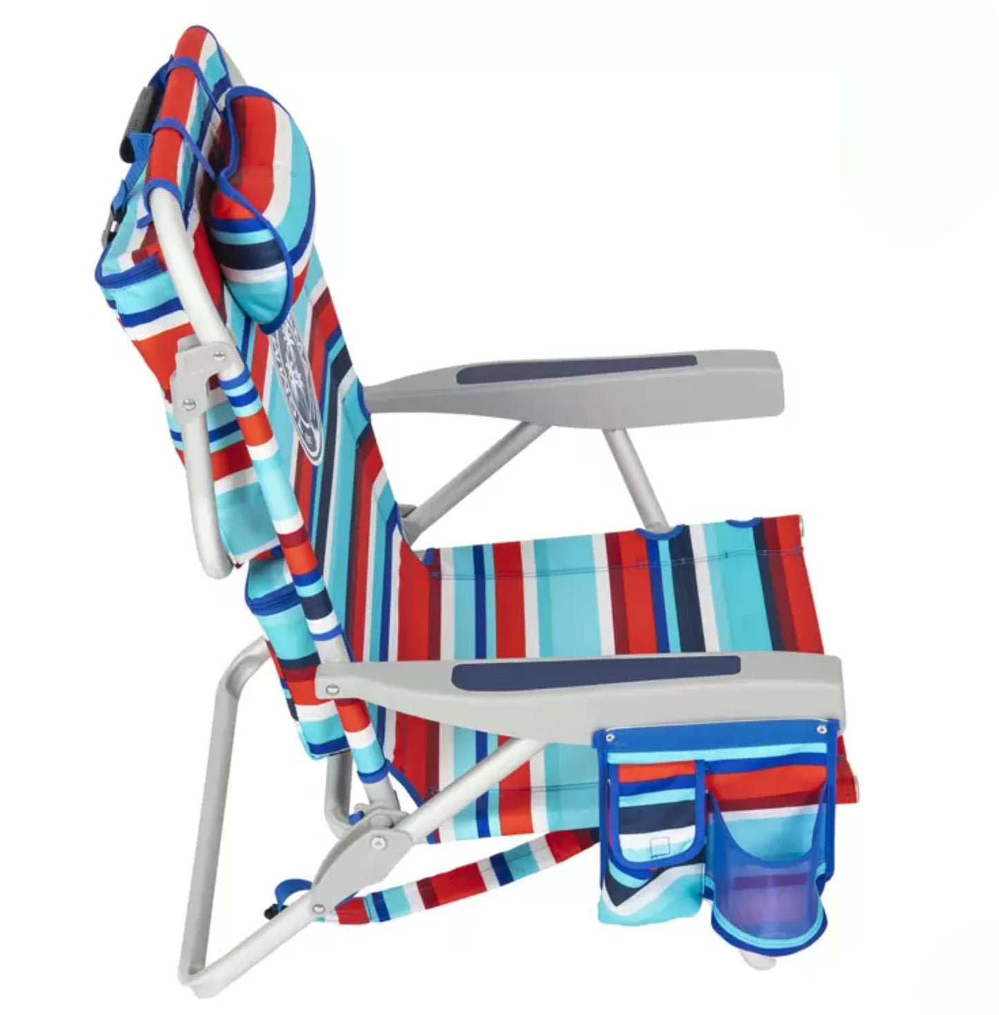 Tommy Bahama Beach Chair Model 2025. Red/Blue Stripes.