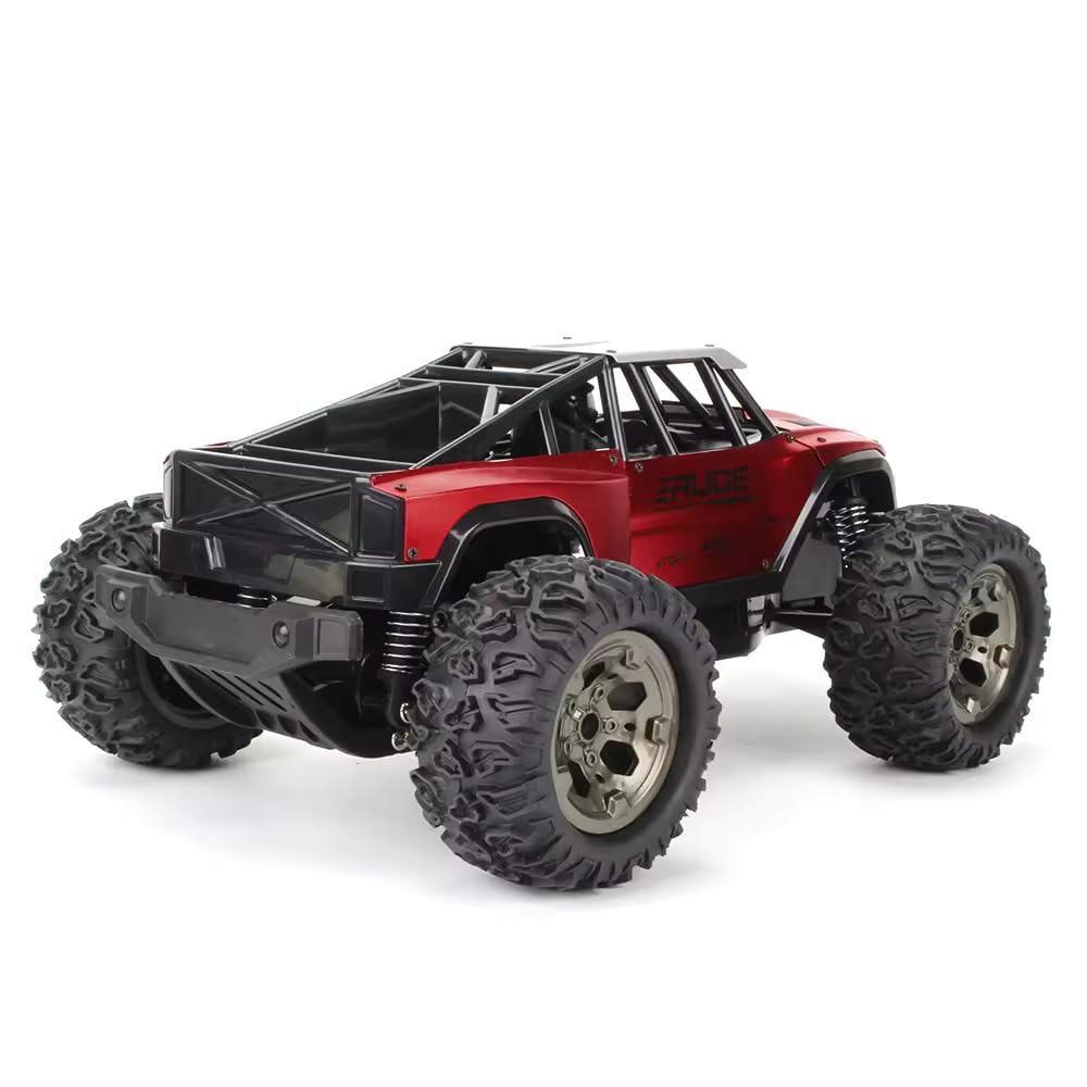 Suprills 1:12 RC Car, Off Road Monster Truck with Die Cast Shell 2.4GHZ - Durable Remote Control Cars, Perfect Outdoor Toys, Exceptional Kids Toys for Fun and Entertainment for The Boys