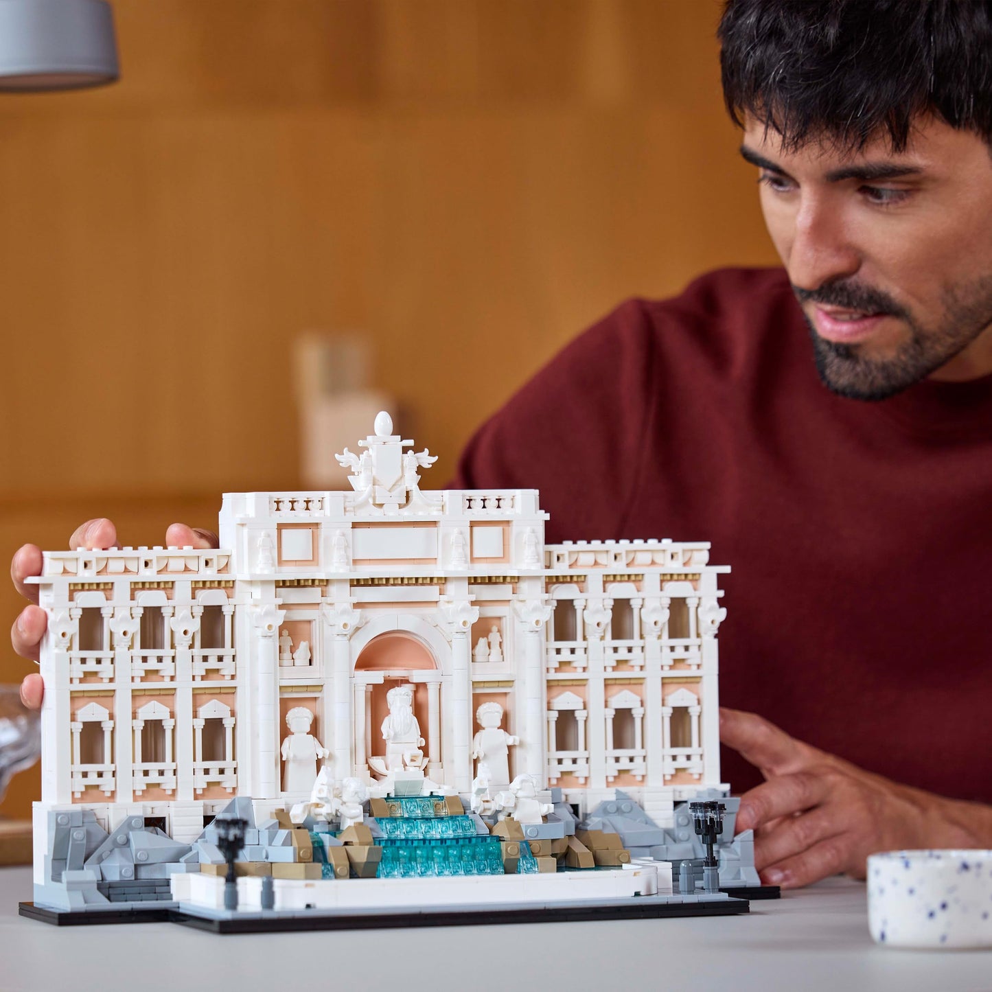 LEGO Architecture Trevi Fountain Model Kit – Baroque DIY Set with Sculptures & Façade (21062)