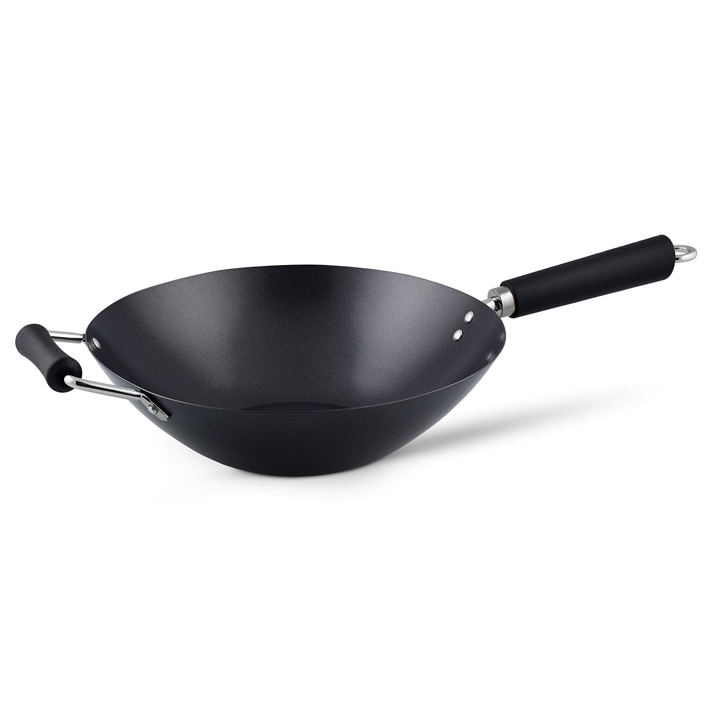 Ken Hom Carbon Steel Non Stick Wok Set