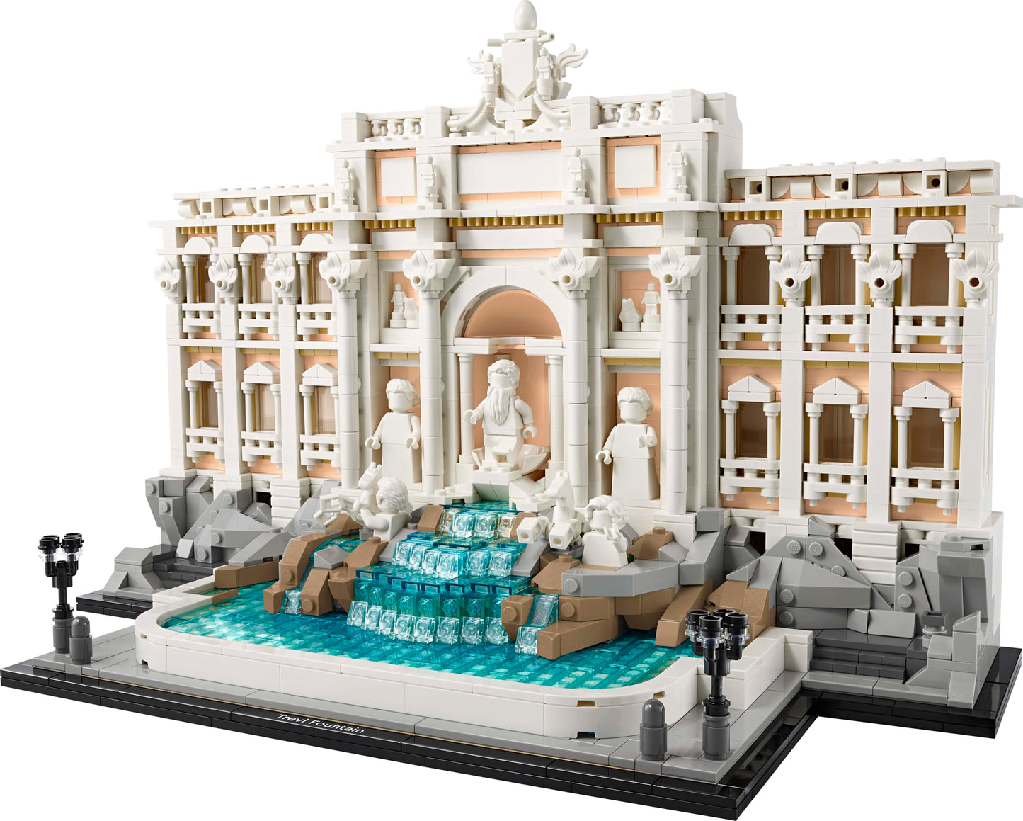 LEGO Architecture Trevi Fountain Model Kit – Baroque DIY Set with Sculptures & Façade (21062)