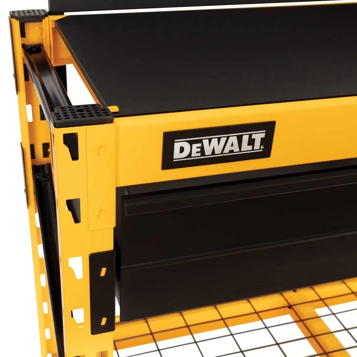 Dewalt Work Station with 2 Shelf Industrial Storage Rack