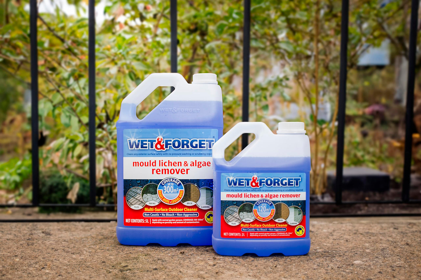Wet & Forget Mould, Lichen & Algae Remover, Outdoor Cleaning Solution, Black Mould Remover, Bleach Free
