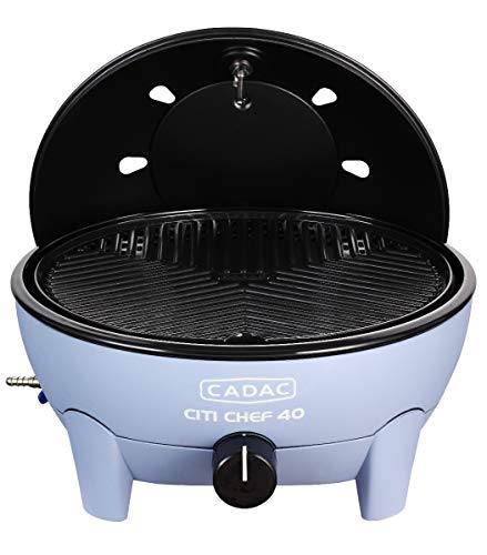 Cadac Sky Blue Citi Chef 40 Table Top Portable Gas BBQ