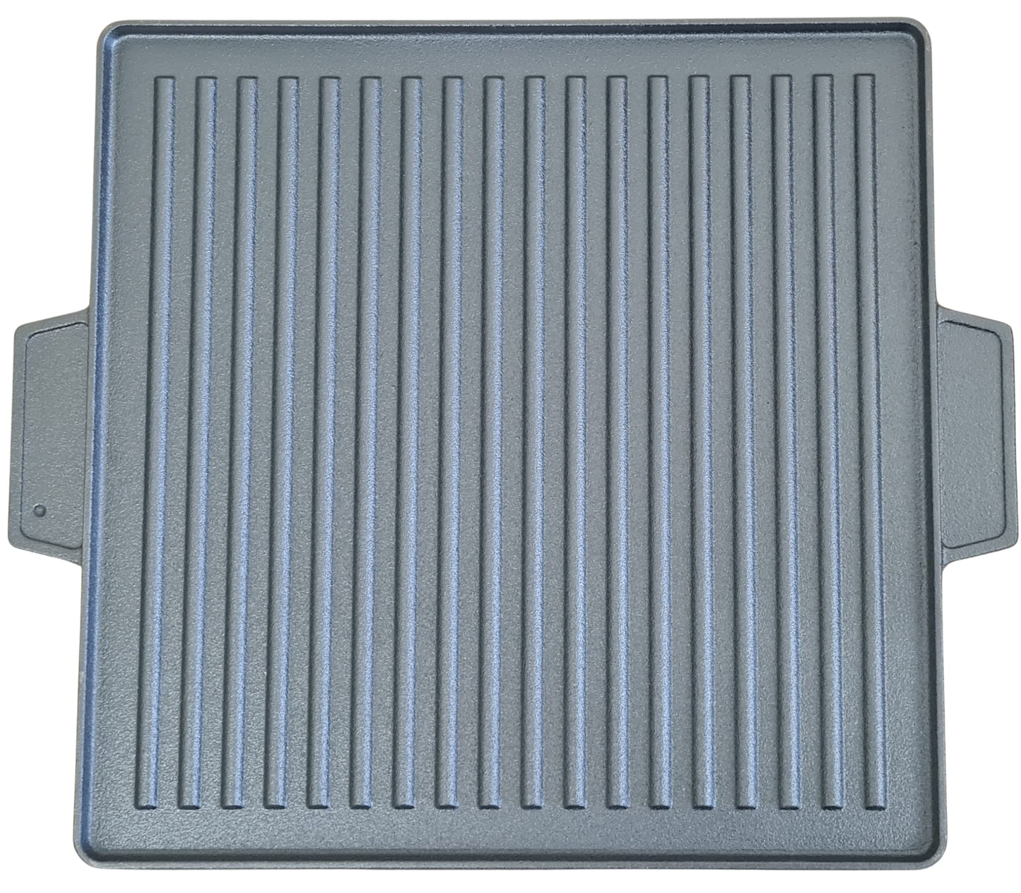 Suprills Cast Iron Double-Sided Reversible Grill Griddle — 37.5 x 37.5 cm, Heavy Duty for BBQ & Stoves