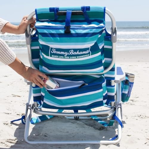 Tommy Bahama Backpack Beach Chair Pack of 2 Aluminum Green
