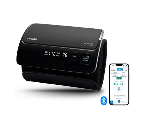 Omron EVOLV Smart Home Bluetooth Blood Pressure Monitor – Wireless, All-in-One, Smartphone Compatible