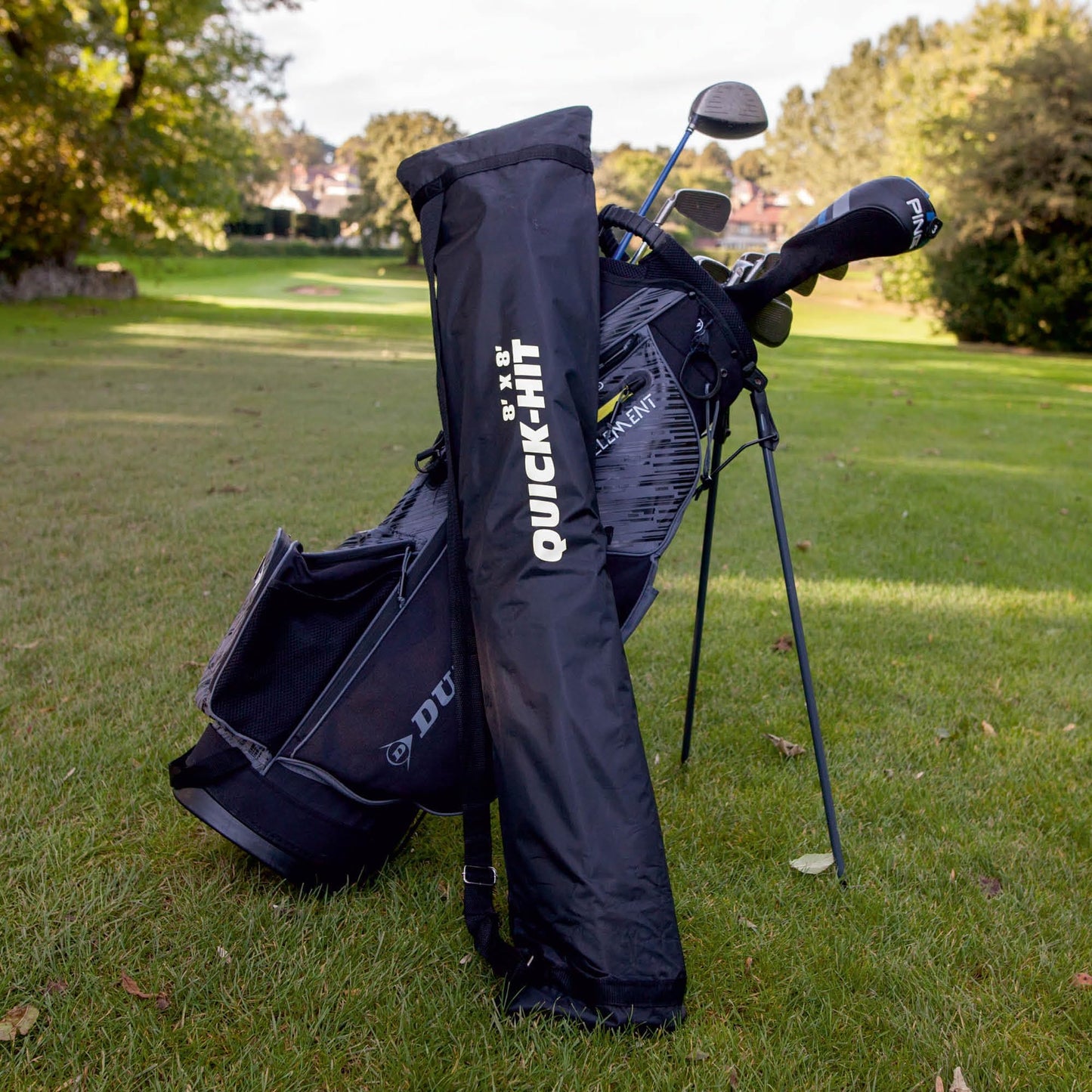 Kickster Academy Quick-Hit Baseball/Softball/Rounders Net - Ultra Portable Hitting/Pitching Net