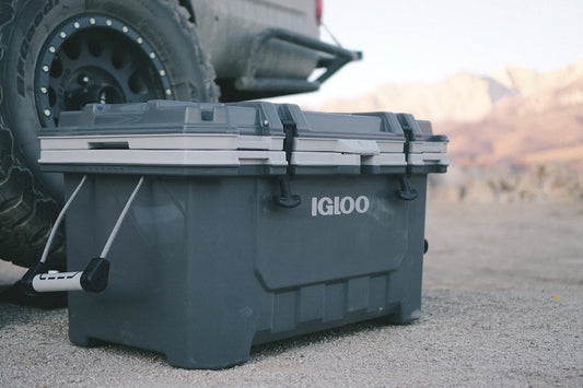 Igloo 70 qt IMX Lockable Insulated Ice Chest Injection Molded Cooler with Carry Handles