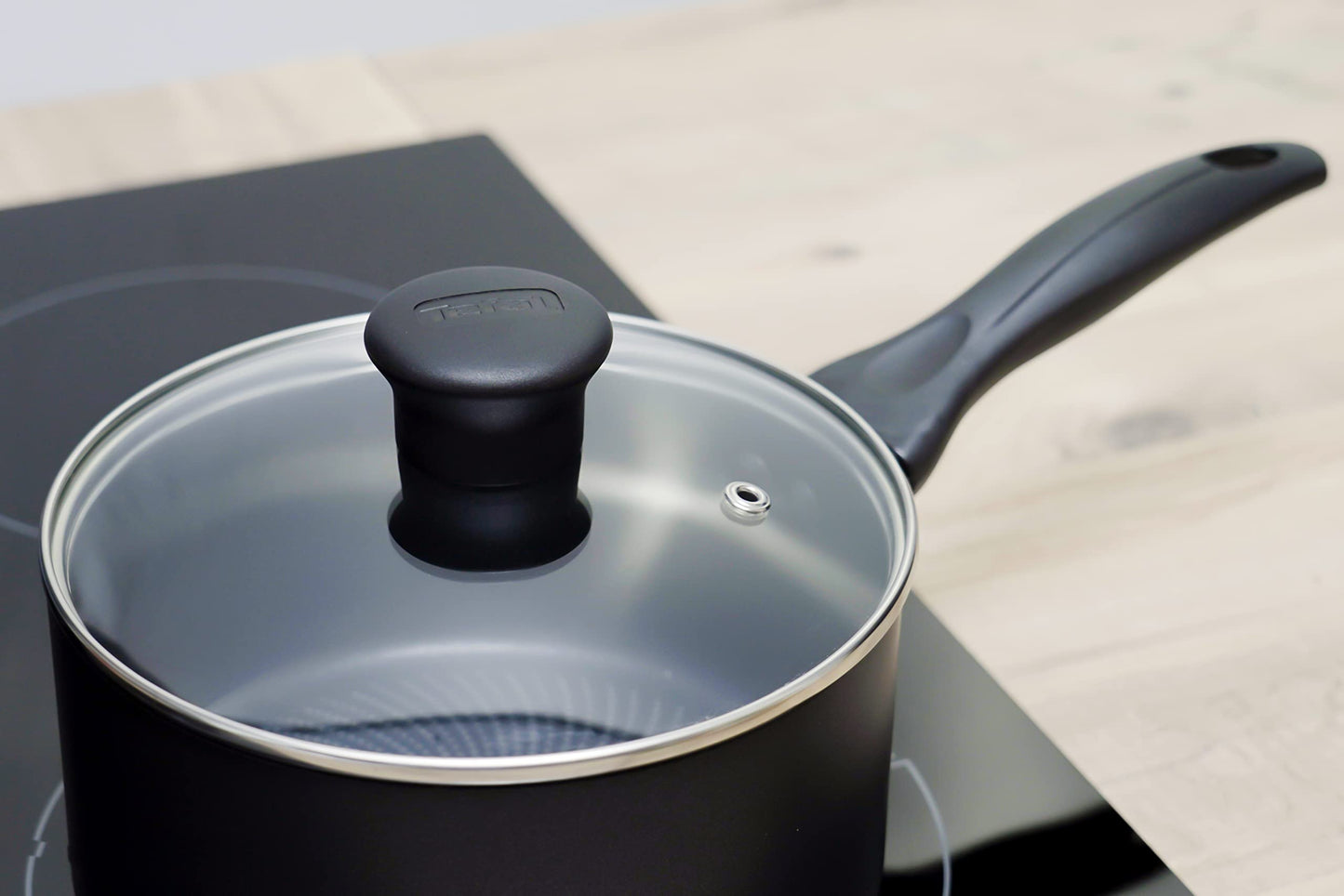 Tefal Induction G155S844 Non-Stick Cookware Set 8 Pieces-Black, saucepans, Aluminium