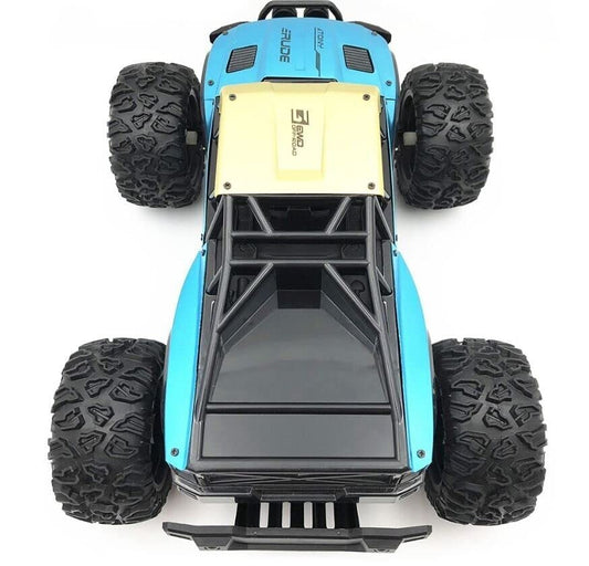 Super Grills RC Car 2.4G Remote Control Off-Road Climbing Vehicle Toy 1/12 High Speed Alloy Big Horsepower Monster Truck (Metallic Blue)