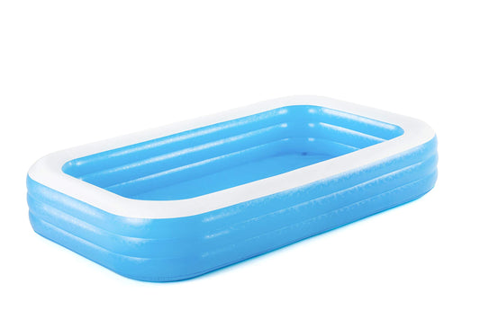 Bestway H2OGO! Dunk N' Splash Inflatable Family Pool with Basketball Hoop (8'3' x 66' x 40') | Blow Up Backyard Swimming Pool for Kids Ages 3 and Up