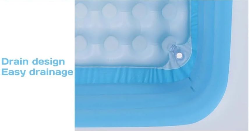 Suprills 1.3m Swimming Pool - Durable Paddling Pool for Outdoor Fun, Summer Set Swimming Pool Toys, Water Pool Toys, Inflatable Baby, Kids Pool for Outdoors