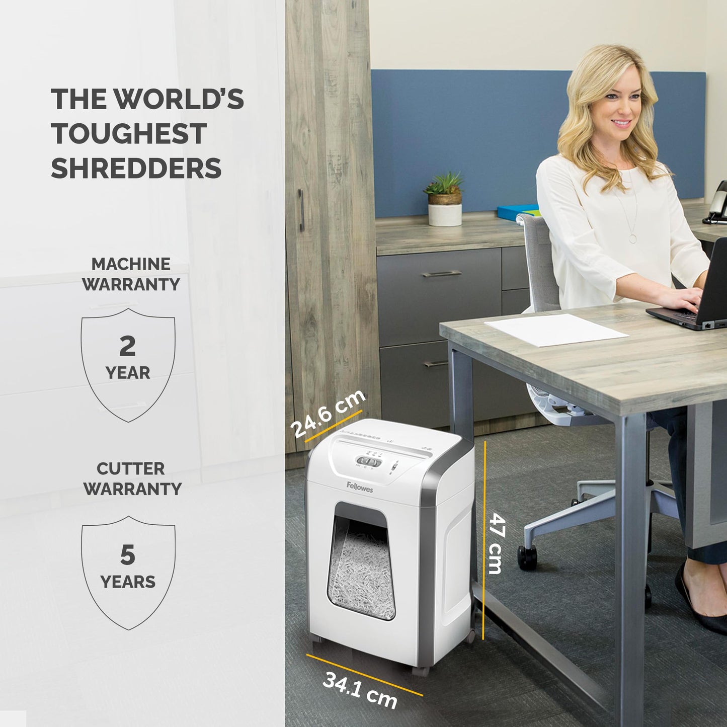 Fellowes Paper Shredder for Home Office Use