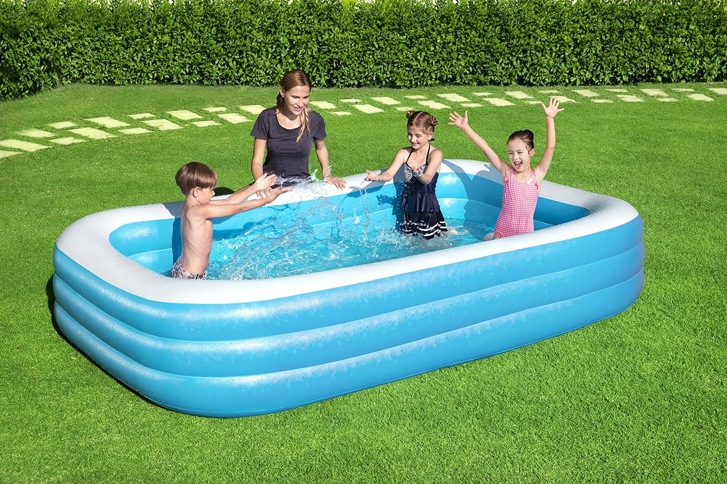 H2OGO! Inflatable Family Pool (10'×6'× 22'')