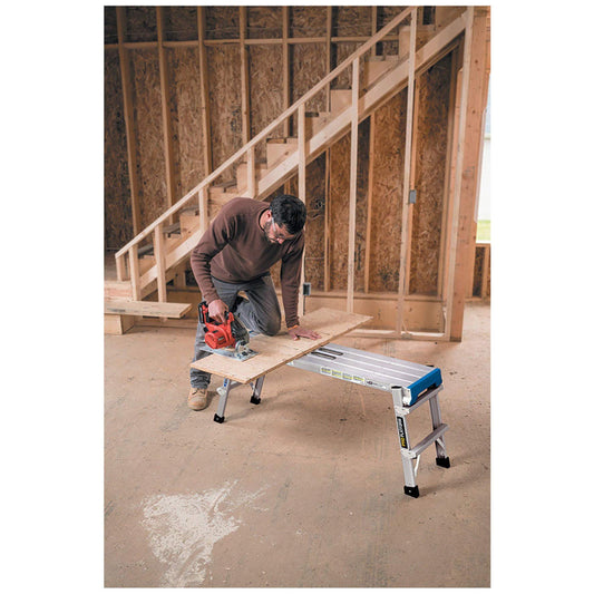 Werner Pro Folding Work Platform Bench Hop Step Up Decorators Plasterers DIY