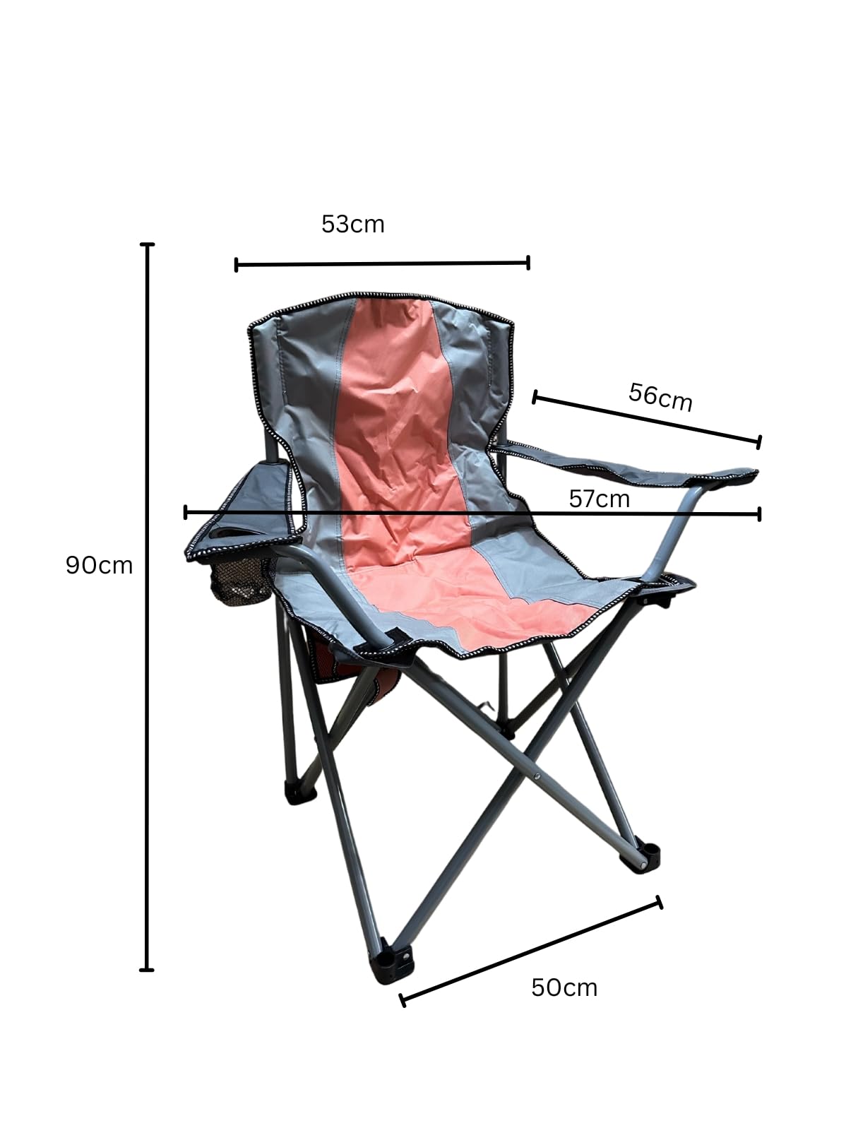 Suprills Premium Camping Chair — Lightweight Folding Portable Chair with Cup Holder & Carry Bag, 120kg Capacity